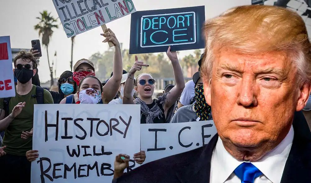 Manifestantes en Los Ángeles sufrirán dura medida de Donald Trump. Manifestantes en Los Ángeles sufrirán dura medida de Donald Trump.