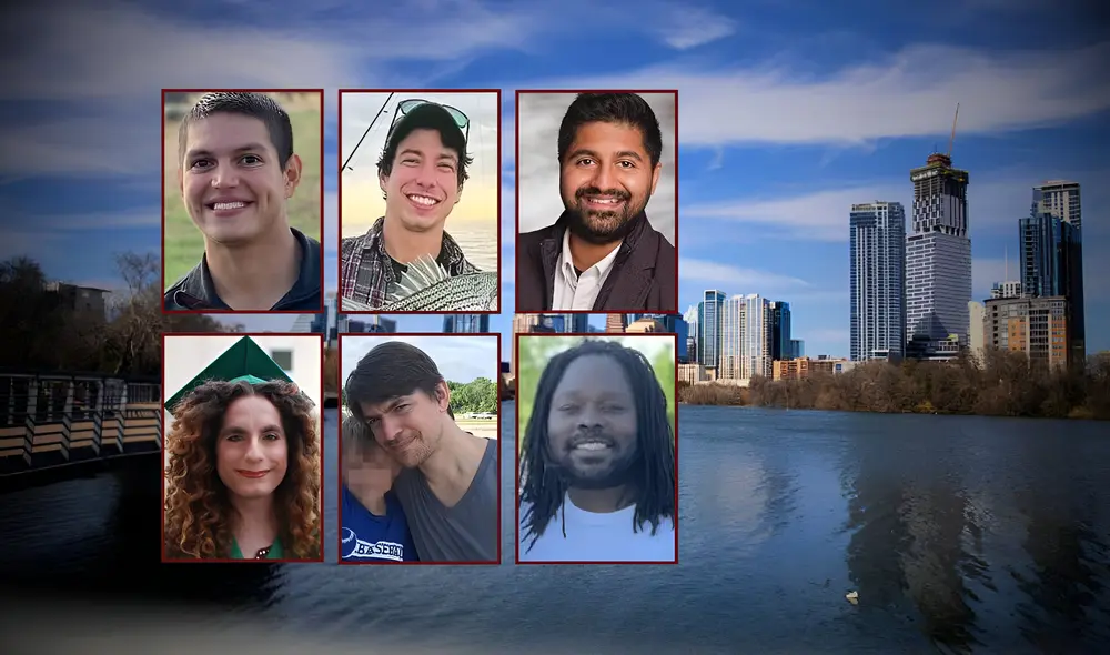 En Austin, Texas, se hallaron 19 cadáveres masculinos en 3 años en el lago Lady Bird, cerca de la zona de bares de Rainey Street. En Austin, Texas, se hallaron 19 cadáveres masculinos en 3 años en el lago Lady Bird, cerca de la zona de bares de Rainey Street.