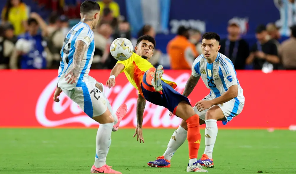 Argentina y Colombia no juegan entre sí desde el final de la Copa América 2024. Foto: AFP Argentina y Colombia no juegan entre sí desde el final de la Copa América 2024. Foto: AFP
