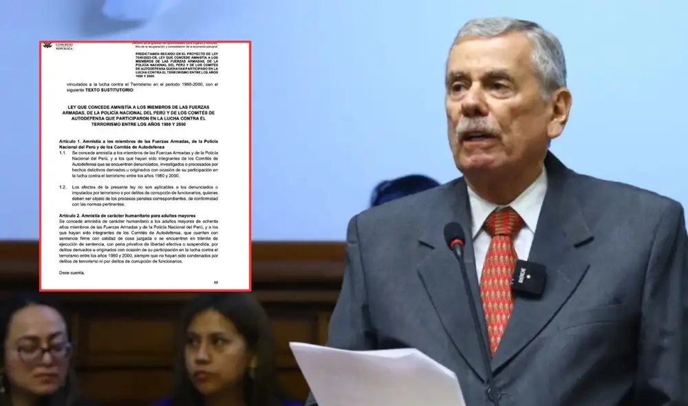 Comisión liderada por Fernando Rospigliosi debatirá el predictamen | Composición: LR.