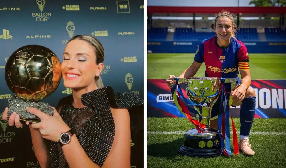 Alexia Putellas se prepara para la Eurocopa de Suiza tras ganar el Balón de Oro y el Premio UEFA. Foto: Composición LR/ alexiaputellas