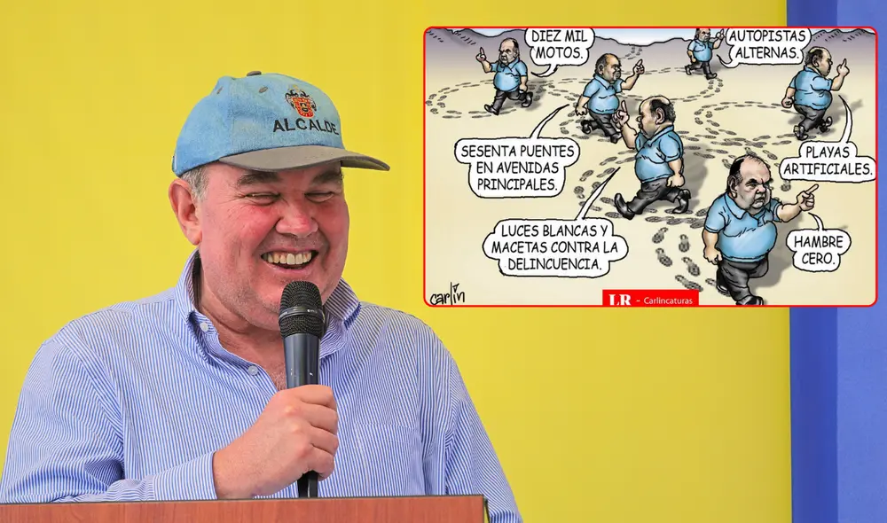 Carlincatura de hoy, martes 10 de junio, sobre Rafael López Aliaga. Foto: Composición/LR Carlincatura de hoy, martes 10 de junio, sobre Rafael López Aliaga. Foto: Composición/LR