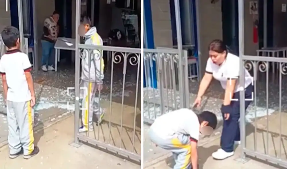 Las escenas preocuparon a los padres de familia pues consideraron que se debe inspeccionar todos los ambientes de la escuela. Foto: composición LR/ CRP Noticias Las escenas preocuparon a los padres de familia pues consideraron que se debe inspeccionar todos los ambientes de la escuela. Foto: composición LR/ CRP Noticias