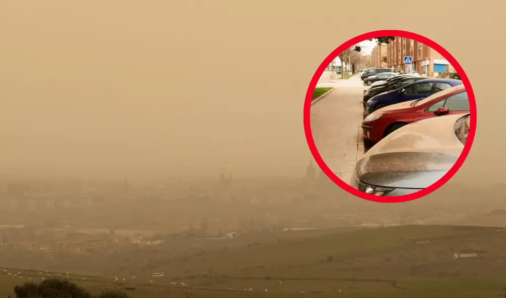 Madrid enfrenta la intrusión de aire africano, elevando los niveles de partículas en suspensión y poniendo en riesgo la salud de la población. Foto: composiciones LR/Captura