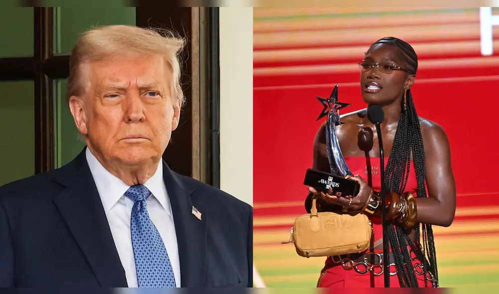 La rapera Doechii, en la ceremonia de los premios BET, criticó la ofensiva de Trump.