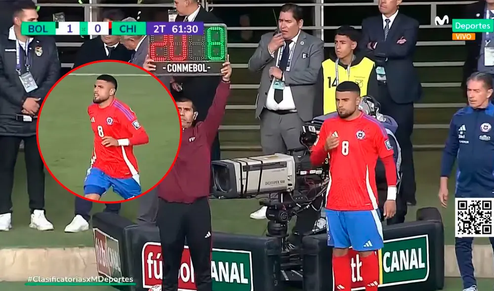 Rodrigo Ureña tendrá sus primeros minutos con la selección chilena. Foto: composición LR/Movistar Deportes