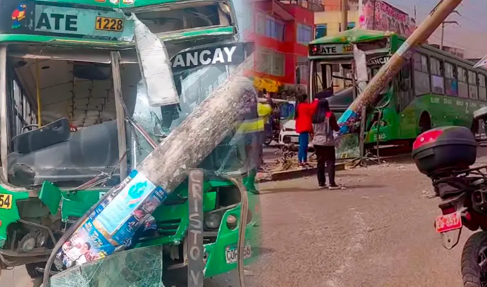 El accidente de tránsito solo dejó daños materiales en la zona. Foto: Roger García/SISCOMTV