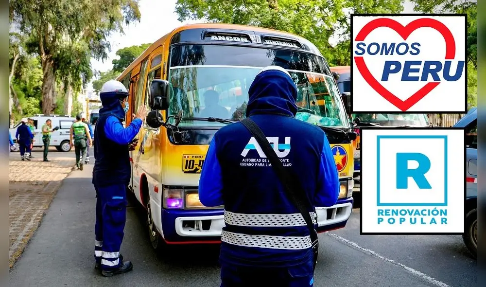 Somos Perú y Renovación Popular pretenden eliminar la ATU. Somos Perú y Renovación Popular pretenden eliminar la ATU.