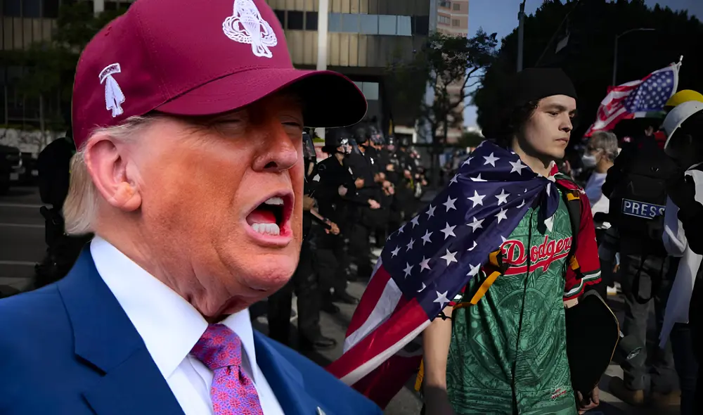 En un discurso en Fort Bragg, Donald Trump calificó a los manifestantes de Los Ángeles como "animales" y "enemigos extranjeros", defendiendo el despliegue de tropas militares.