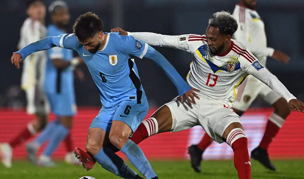 Uruguay hizo respetar su localía contra Venezuela. Foto: Conmebol
