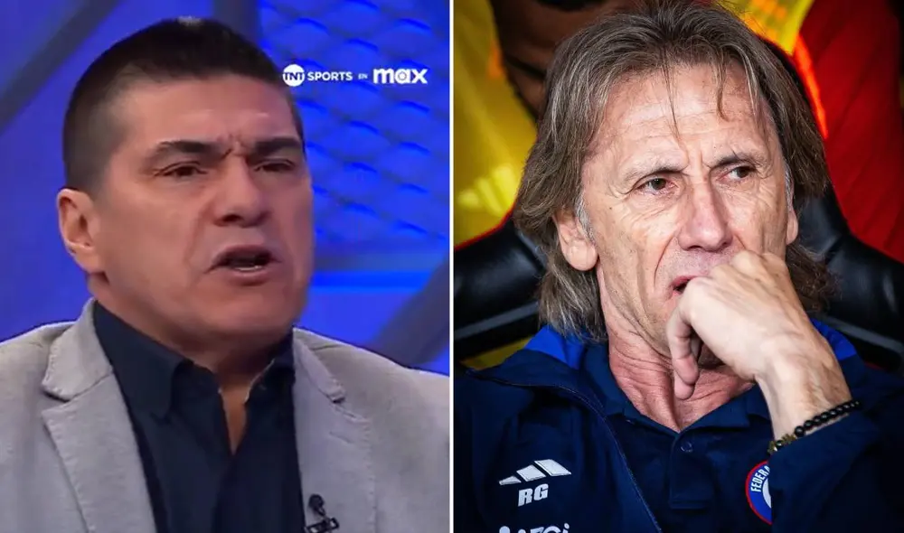 Ricardo Gareca solo ganó un partido en las Eliminatorias 2026. Foto: composición LR/captura de TNT Sports Chile