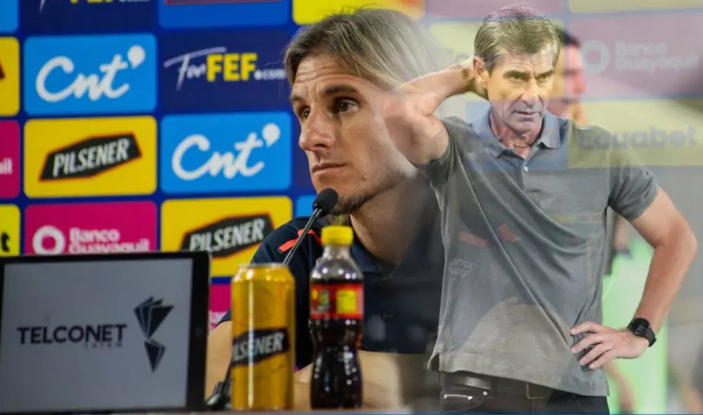 Óscar Ibáñez recibió elogios de Sebastián Beccaccece, tras el empate con Ecuador. Foto: Composición: lr/ESPN