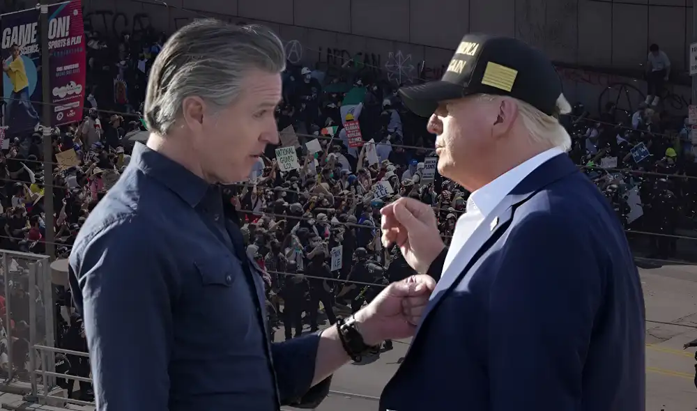 Gavin Newsom arremete contra Trump y lo acusa de cometer abuso de poder.
