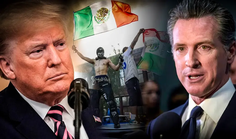 Donald Trump instó a Gavin Newsom a actuar para frenar las protestas en Los Ángeles.