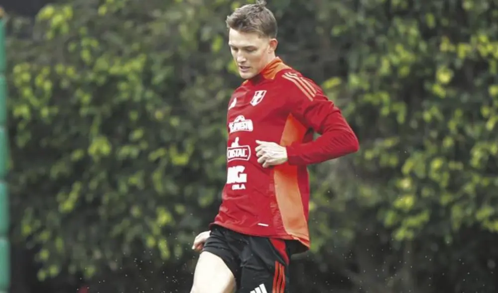 Oliver Sonne ingresó en la etapa complementaria ante Ecuador. Foto: difusión Oliver Sonne ingresó en la etapa complementaria ante Ecuador. Foto: difusión