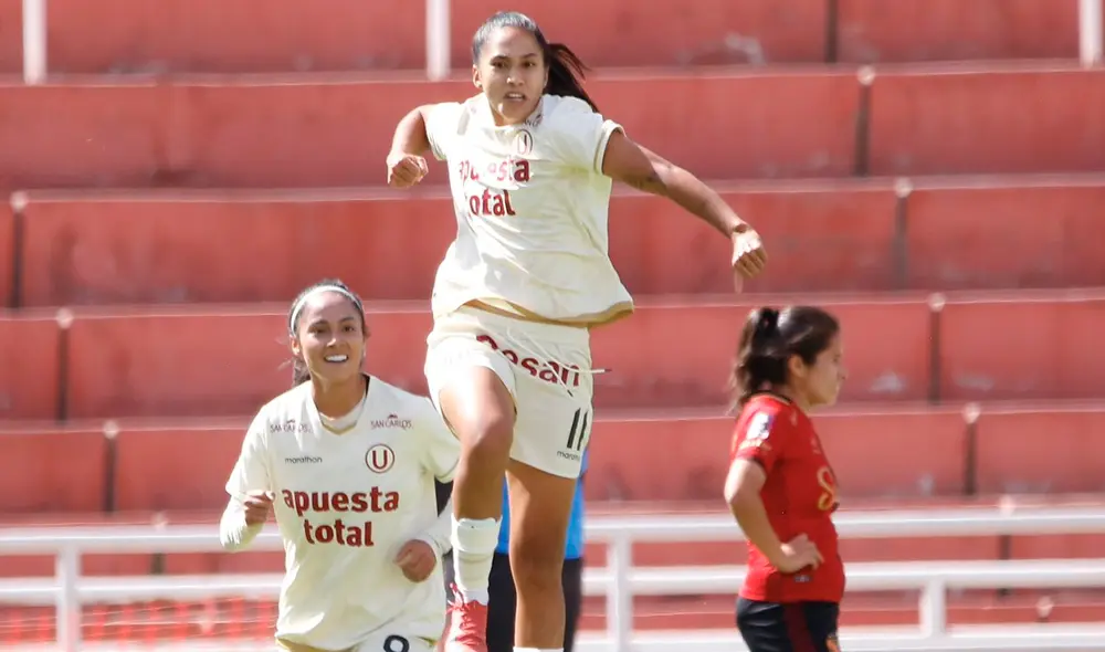 Melgar fue local en este primer partido ante Universitario. Foto: Liga Femenina