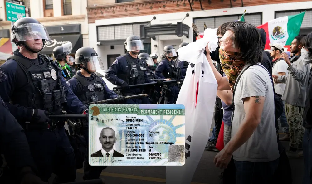 Inmigrantes que participen de protestas pueden perder la Green Card.