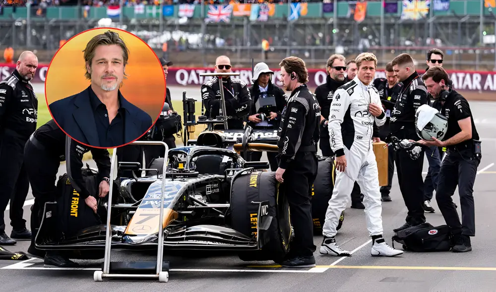 Brad Pitt y su sueño de ser parte de la película de la Fórmula 1.