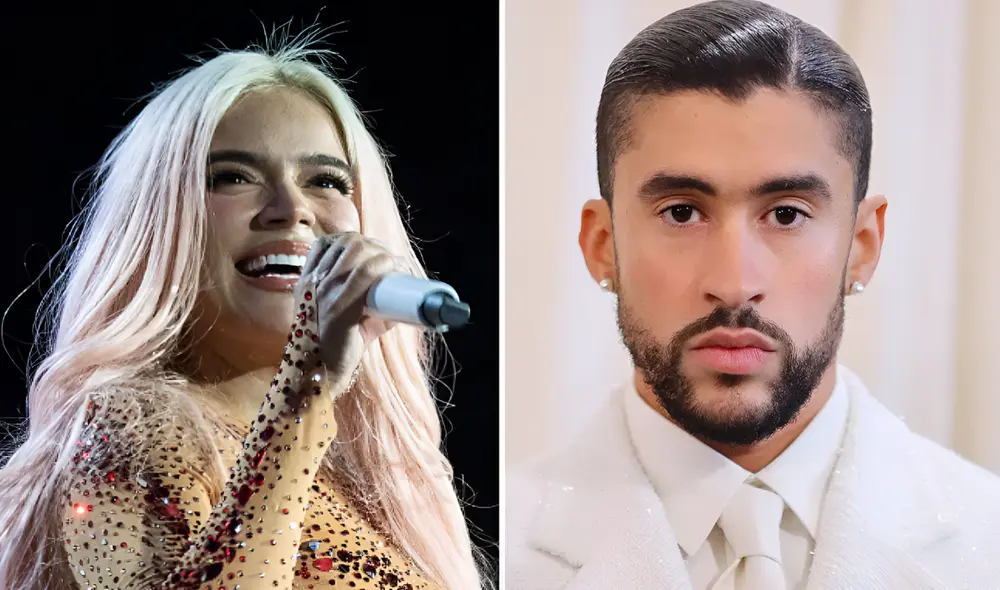 Karol G y Bad Bunny colaboraron en la canción "Ahora me llama"