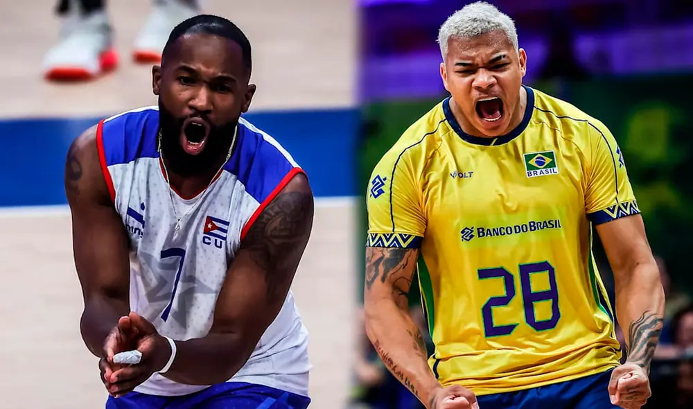 El historial de Cuba vs Brasil en la VNL va 2-0 a favor de los antillanos.