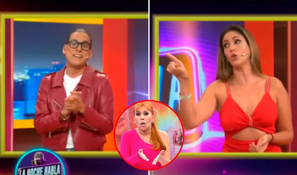 Magaly Medina critica a Tilsa Lozano luego de su enfrentamiento con tiktoker Ric La Torre. Foto: Composición LR/captura Youtube