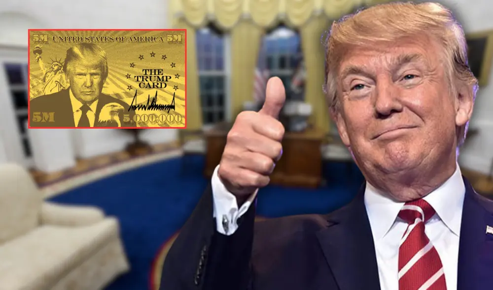 Trump lanza lista de espera para Tarjeta Dorada con residencia legal.