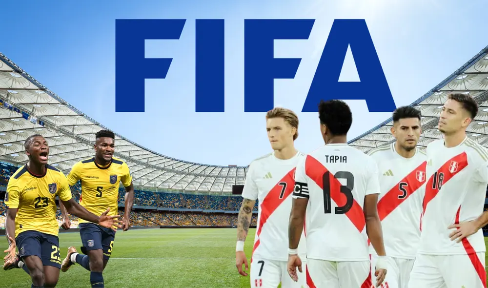 Perú empata con Ecuador y pone en riesgo su entrada al Mundial 2026. Foto: Composición LR/ AFP