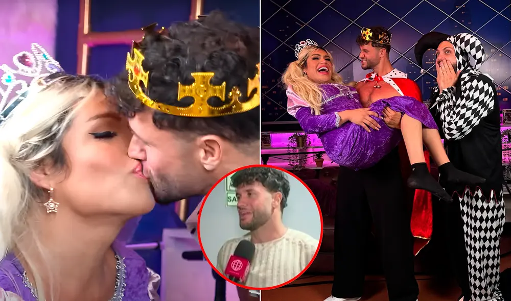 Fabio Agostini revela lo que pasó con Wendy Guevara luego de su beso en el programa de Nicola Porcella. Foto: Composición LR/Youtube/Instagram