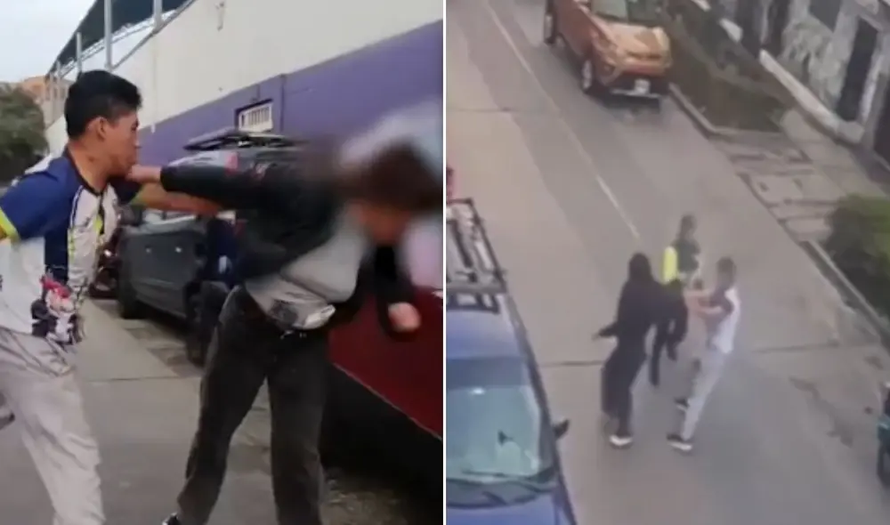 Sereno de La Victoria agredido por presunto policía en plena vía pública