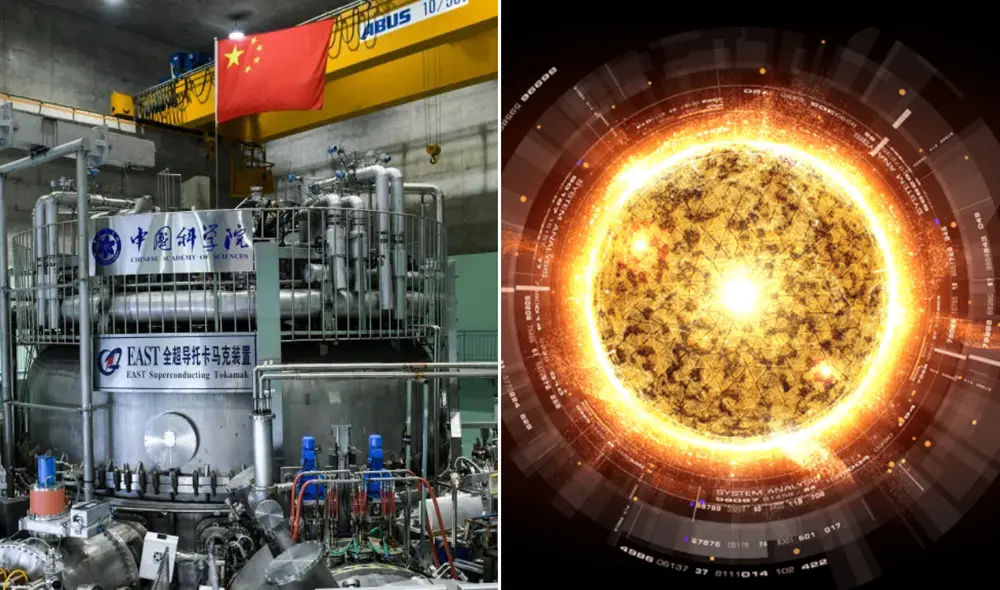 El "Sol artificial" de China alcanzó 108 millones de grados en su nuevo récord. Foto: ForoNuclear