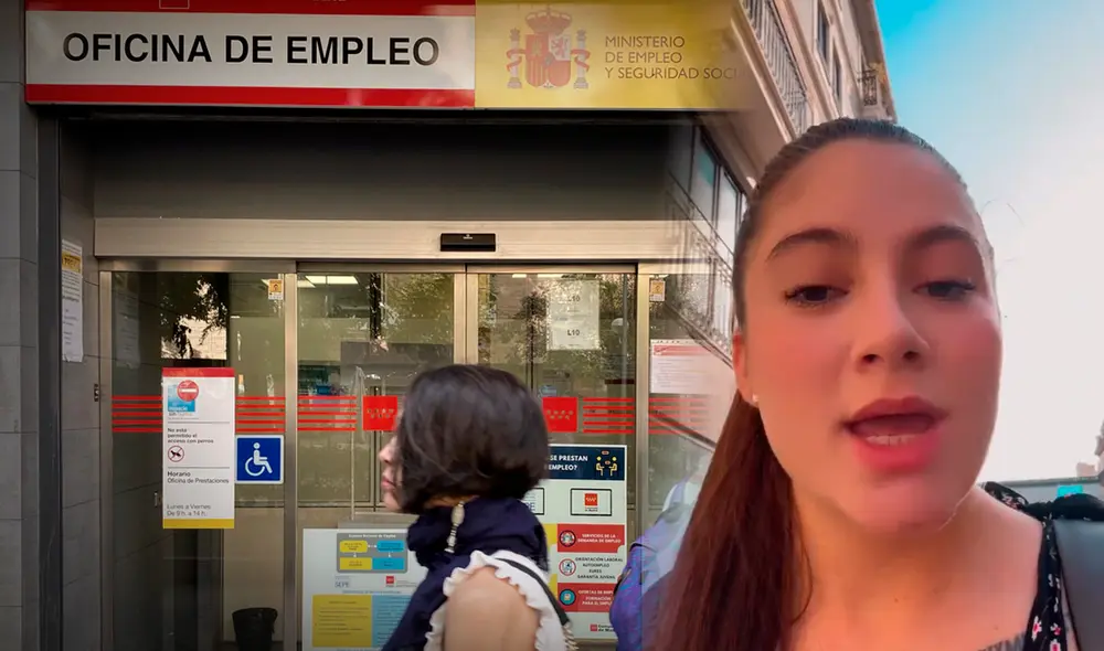 Evelyn, una joven colombiana de 25 años, se volvió viral en TikTok tras revelar la difícil situación que es migrar al país europeo. Foto: composición LR/TikTok Evelyn, una joven colombiana de 25 años, se volvió viral en TikTok tras revelar la difícil situación que es migrar al país europeo. Foto: composición LR/TikTok