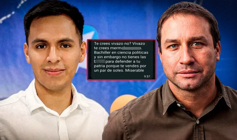 René Gastelumendi denuncia amenazas de muerte tras entrevista al alcalde de Ate. Foto: Composición LR René Gastelumendi denuncia amenazas de muerte tras entrevista al alcalde de Ate. Foto: Composición LR