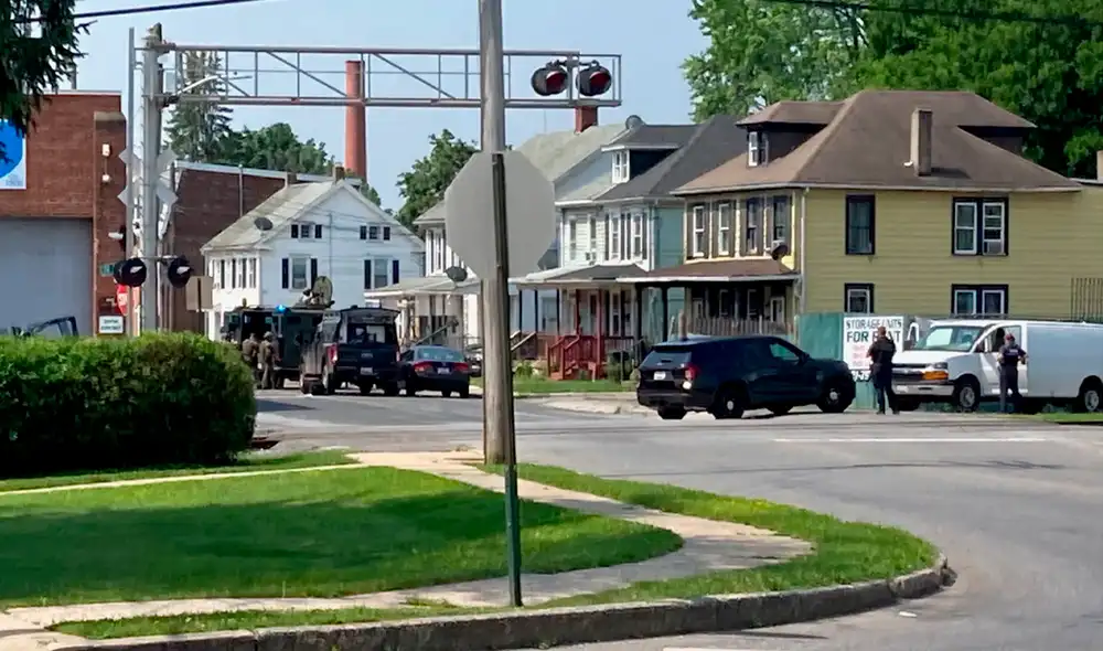 El incidente sucedió en Hagerstown, Maryland.