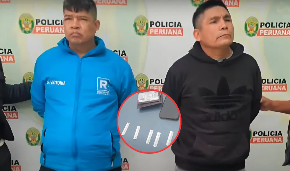 Cayeron con 5 navajas junto a celulares y billeteras que serían de sus víctimas del día. Foto: Composición LR/ ATV Noticias Cayeron con 5 navajas junto a celulares y billeteras que serían de sus víctimas del día. Foto: Composición LR/ ATV Noticias