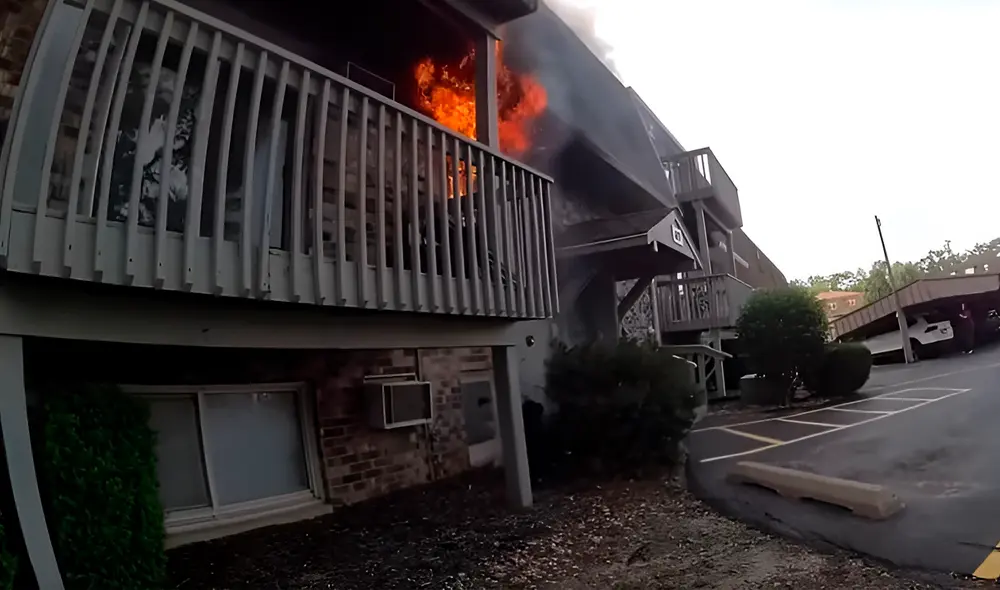 Siete personas resultaron heridas por el incendio en un apartamento de Illionis.