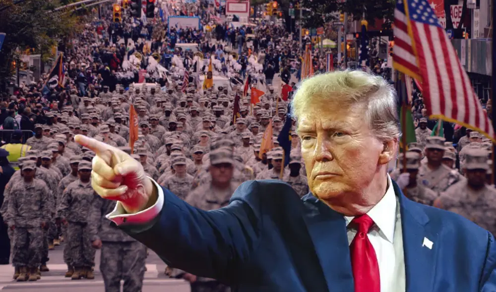 Donald Trump lidera el mayor desfile militar en EE.UU. en más de 30 años.