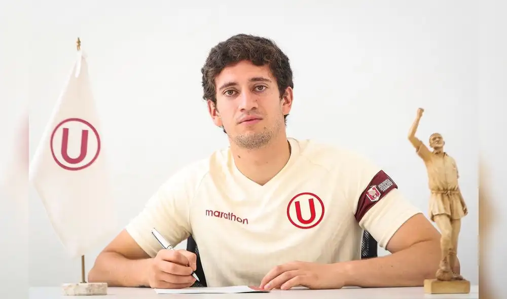 Alejandro Alcalá pertenece a Universitario de Deportes desde diciembre del 2022.Foto: Universitario de Deportes