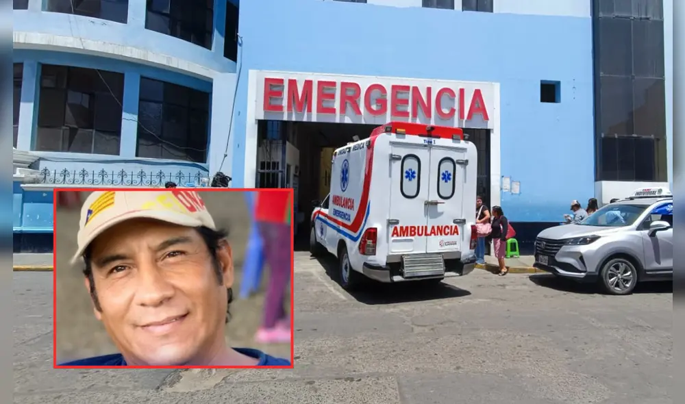 Padre de familia permanece internado en el hospital. Composición LR/ Yolanda Goicochea. Padre de familia permanece internado en el hospital. Composición LR/ Yolanda Goicochea.