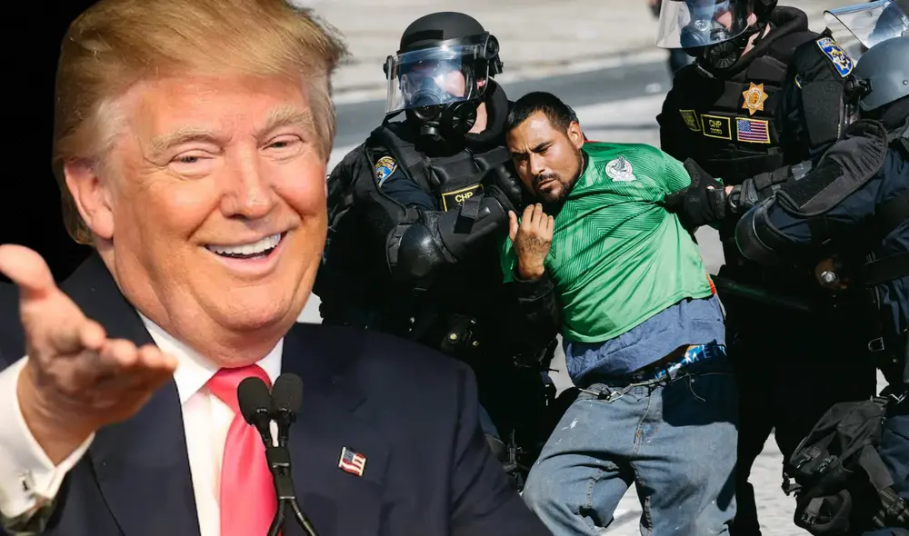 Trump respalda redadas de ICE y culpa a Biden y Newsom por migración.