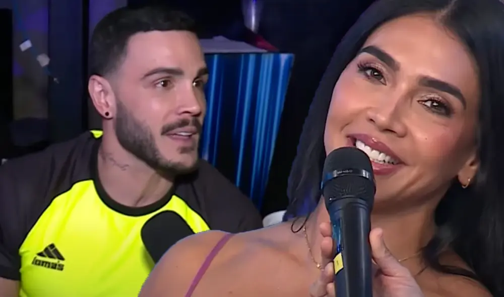 Mario Irivarren se pronuncia con curiosa reacción tras el ingreso de Vania Bludau a 'Esto es guerra'. Foto: Composición LR/captura América TV