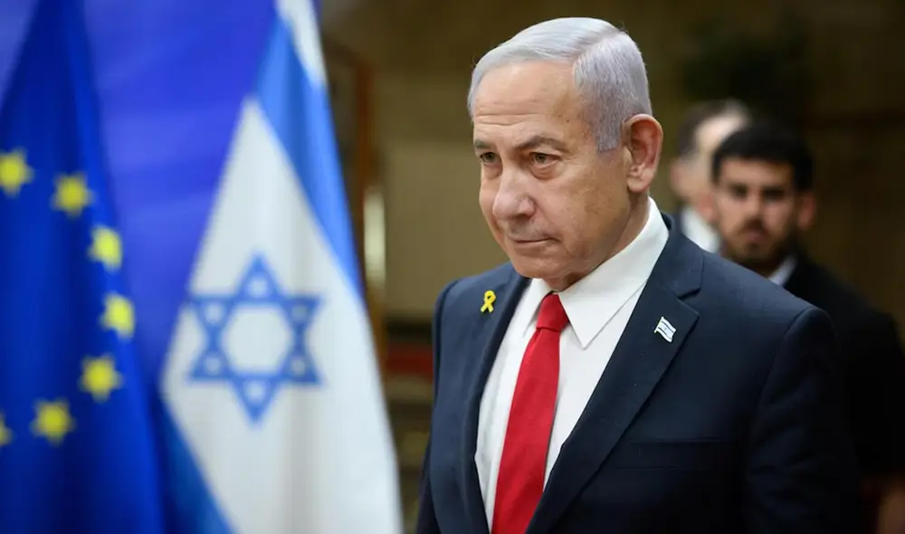 El ministro de Israel Benjamín Netanyahu, se pronunció mediante un comunicado tras el bombardeo de Israel contra Irán. Foto: France 24 El ministro de Israel Benjamín Netanyahu, se pronunció mediante un comunicado tras el bombardeo de Israel contra Irán. Foto: France 24