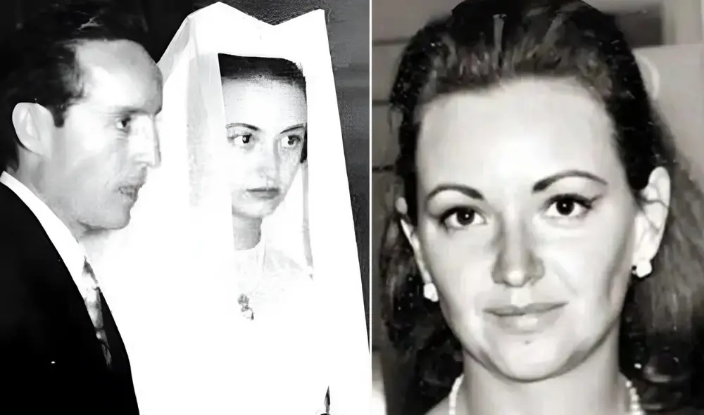 Roberto Gomez Bolaños y Graciela Fernández casándose