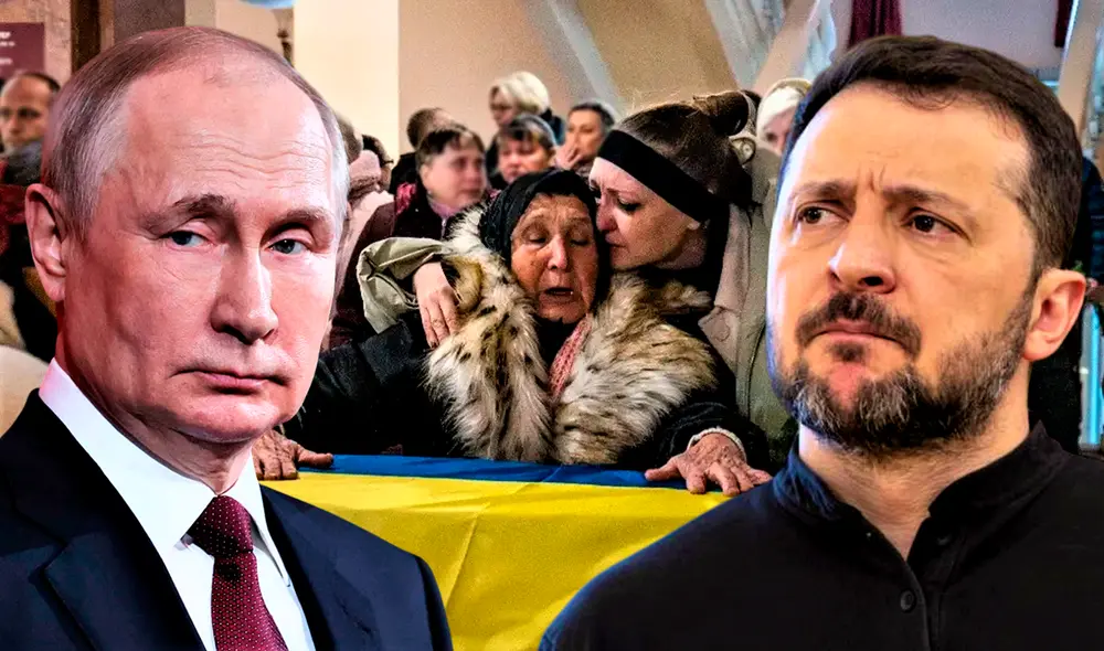 Autoridades identificarán los cuerpos repatriados de los ucranianos caídos en el combate. Foto: Composición LR. Autoridades identificarán los cuerpos repatriados de los ucranianos caídos en el combate. Foto: Composición LR.