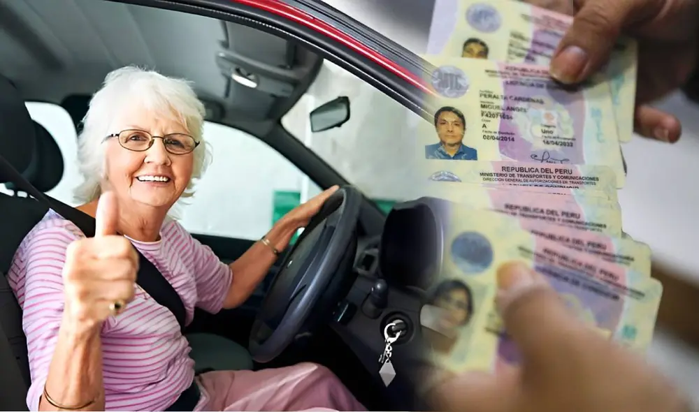 MTC define la edad máxima para que adultos mayores emitan o renueven su licencia de conducir en Perú.