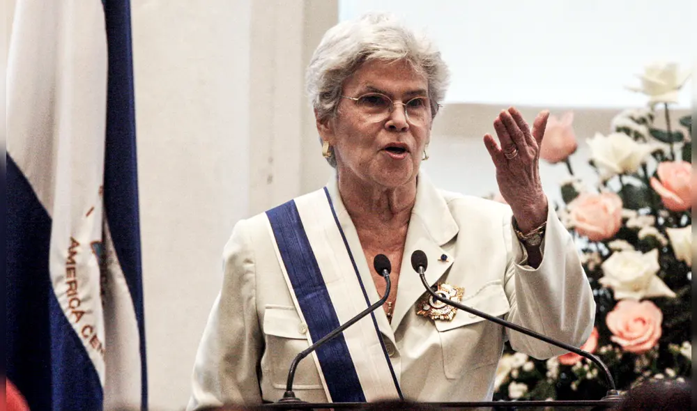 Violeta Barrios de Chamorro fue presidenta de Nicaragua desde 1990 hasta 1997. Foto: AFP. Violeta Barrios de Chamorro fue presidenta de Nicaragua desde 1990 hasta 1997. Foto: AFP.