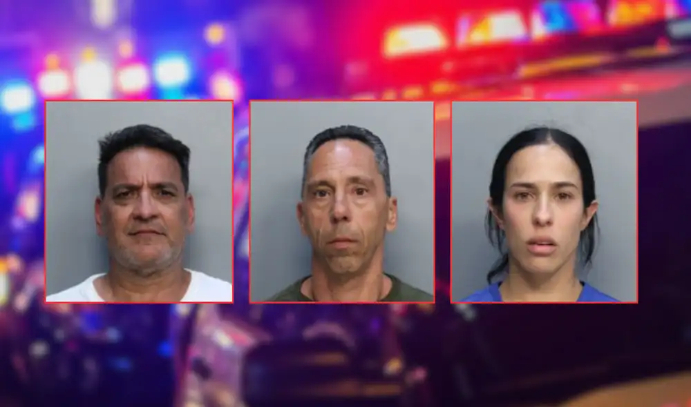 Tres arrestados en operativo antidrogas en Miami.