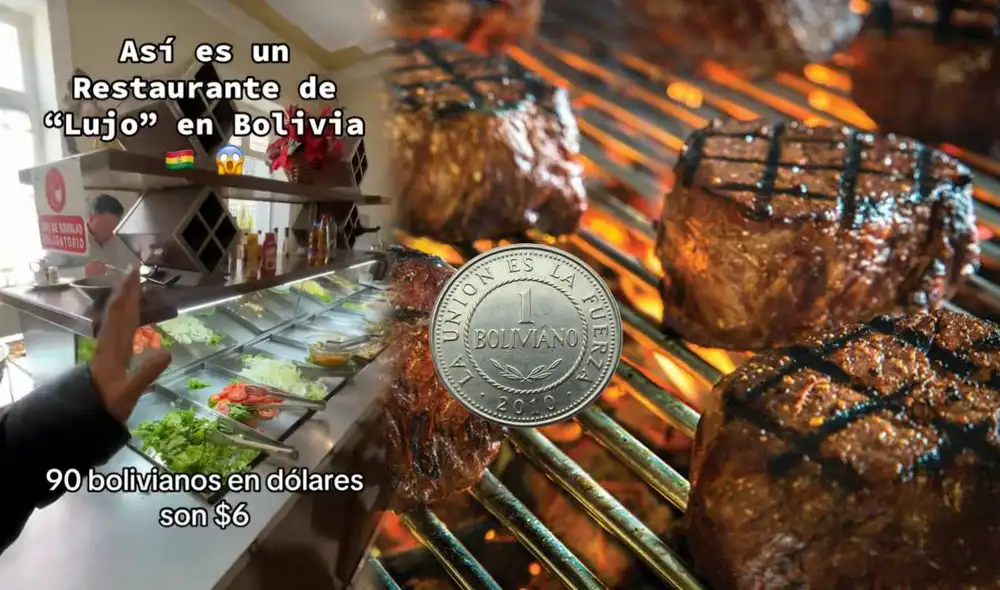 Precio de un buffet 'lujos' en Bolivia podrá costar solo 6 dólares.