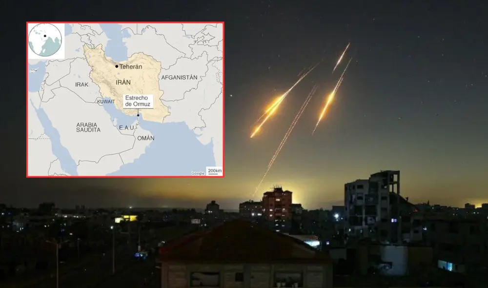 Misiles iraníes y el Estrecho de Ormuz. Foto: AFP/Vatican News/BBC Misiles iraníes y el Estrecho de Ormuz. Foto: AFP/Vatican News/BBC