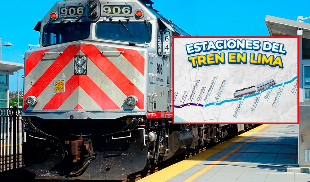 La ruta del tren Lima-Chosica contará con 11 estaciones y se extenderá alrededor de 30 km. Foto: Composición LR/MML