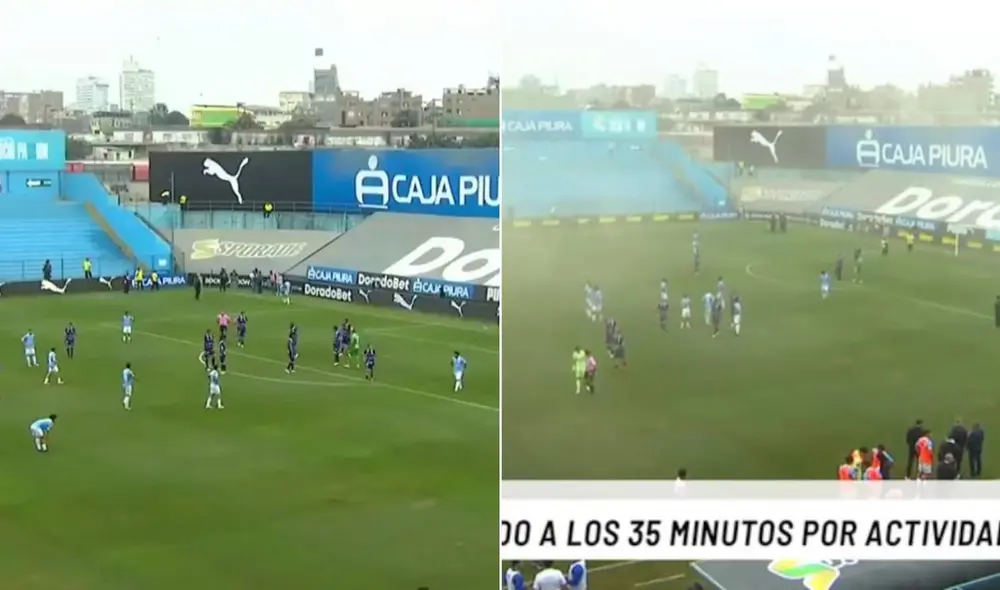 El partido entre SPporting Cristal y Deportivo Garcilaso se juega en el Gallardo. Foto: composición LR/captura de L1 MAX